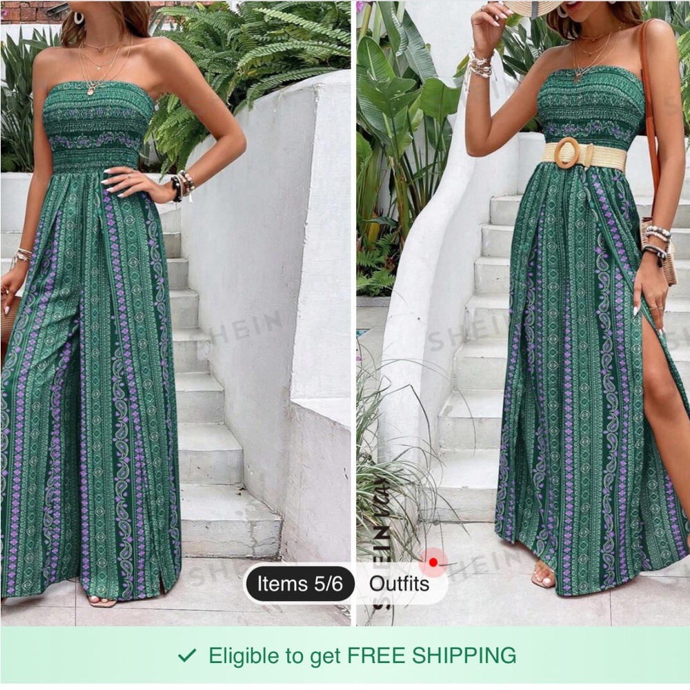 SHEIN paisley jumpsuit